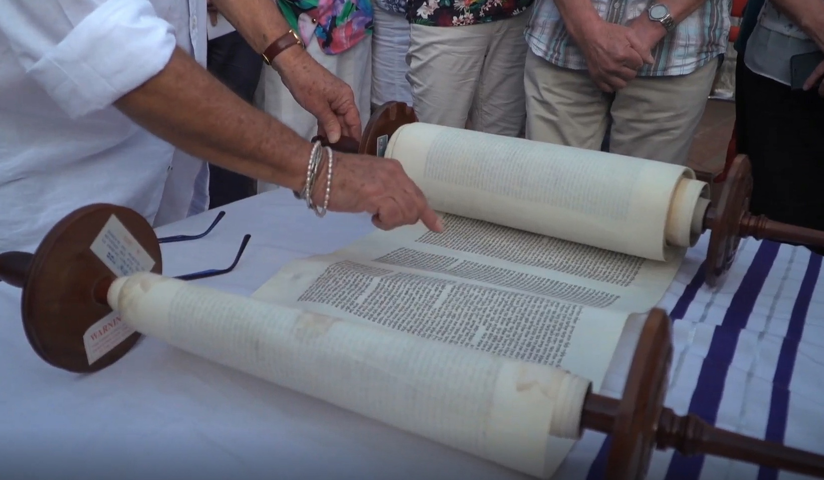 Documentary about restoration of historic Torah to be screened in Ventnor